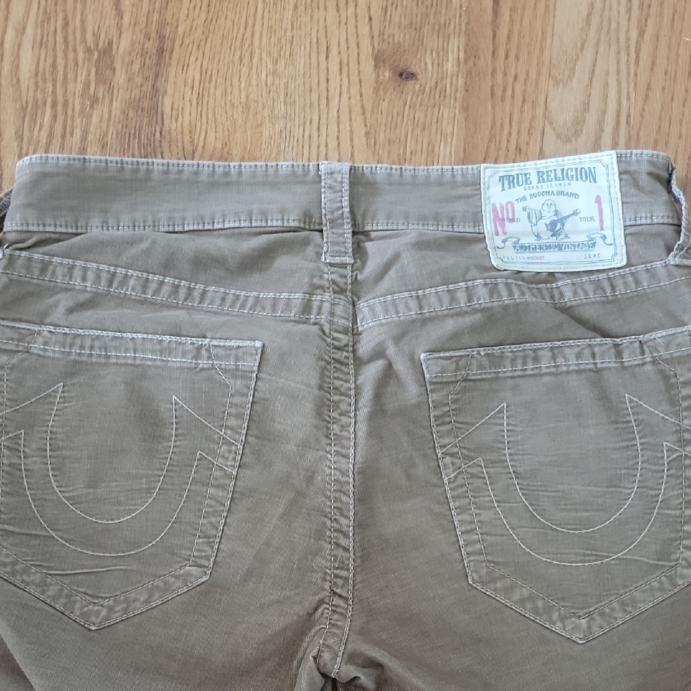 True Religion Tan Jeans Classic Style Sz 33